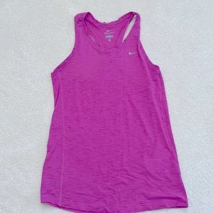 Nike Dri-fit workout tank, color magenta, size M.